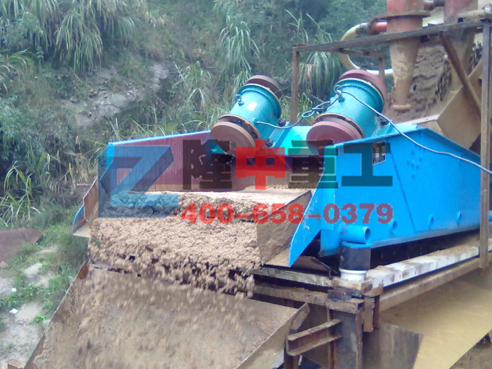 脫水篩工作現(xiàn)場圖